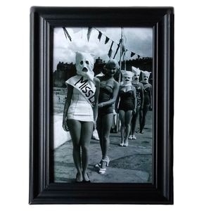 Vintage Lady's Legs Beauty Pageant Werid 60 Retro Werid Strangs Contest Framed